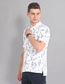 AD by Arvind Real Deal Tropical Print Polo Shirt