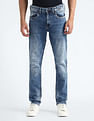 Flying Machine Freddie Slim Straight Mid Rise Jeans