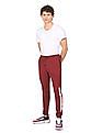 Flying Machine Mid Rise Solid Joggers