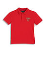 Tommy Hilfiger Kids Boys Printed Regular Fit Polo T-Shirt