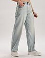 Calvin Klein Jeans Heavy-Wash Loose-Fit High Rise Jeans