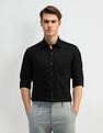 Arrow Horizontal Stripe Slim Fit Shirt