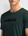 Arrow Newyork Typographic Printed Round Neck T-Shirt