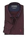 USPA Tailored Slim Fit Paisley Print Shirt