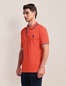 U.S. Polo Assn. Tipped Collar Slim Polo Shirt