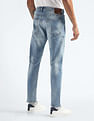 Flying Machine Slash Slim Tapered Stone Wash Jeans