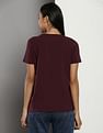 Calvin Klein Crew Neck Embossed Logo Top