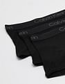 Calvin Klein Underwear Multi-Coloured Solid Low Rise Trunk - Pack Of 3