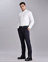 Tommy Hilfiger Regular-Fit Printed Mid Rise Trousers