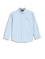 Tommy Hilfiger Kids Boys Solid Regular-Fit Cotton Shirt