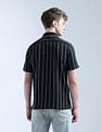 Flying Machine Vertical Striped Digitopia Shirt