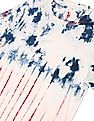 U.S. Polo Assn. Kids Boys White Patch Pocket Tie Dye T-Shirt