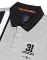 AD by Arvind Colour Block Sporty Polo Shirt