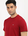 Tommy Hilfiger Slim Fit Solid Cotton T-Shirt