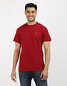 Tommy Hilfiger Slim Fit Solid Cotton T-Shirt