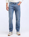 Flying Machine Freddie Slim Straight Mid Rise Jeans