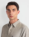 Arrow Sports Heathered Linen Shirt
