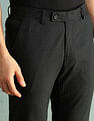 Arrow Solid Slim Fit Formal Trousers