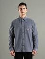 Tommy Hilfiger Solid Oversized Fit Cotton Shirt