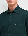 Arrow Sport Lightweight Corduroy Solid Pattern Shirt