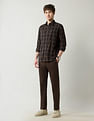 Arrow Sport Grid Tattersall Checked Dobby Shirt