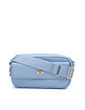 Tommy Hilfiger Solid Blue Pu Sling Bag