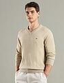 Tommy Hilfiger Solid Regular-Fit Cotton Sweater