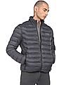 Flying Machine Long Sleeve High Neck Puffer Casual Jacket