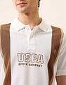 U.S. Polo Assn. Denim Co. Colourblocked Pure Cotton Polo Shirt