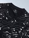 Flying Machine Abstract Printed Digitopia T-Shirt