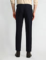 Arrow Slim Fit Solid Trousers