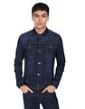 Flying Machine Appliqued Back Denim Jacket