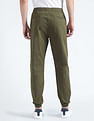 Flying Machine Drawstring Waist Slim Joggers