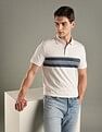 Tommy Hilfiger Striped Regular-Fit Cotton Polo T-Shirt