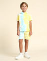 U.S. Polo Assn. Kids Boys All Over Printed Regular Fit T-Shirt