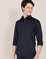 U.S. Polo Assn. Satin Dobby Solid Shirt