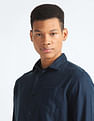Flying Machine Tencel Hemp Overdyed Shirt