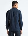 Flying Machine Tencel Hemp Overdyed Shirt