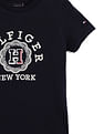 Tommy Hilfiger Kids Seal Embroidered Cotton T-Shirt