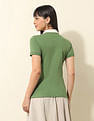 U.S. Polo Assn. Women Regular Fit Solid Polo Shirt