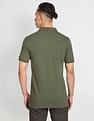 Flying Machine Solid Pique Polo Shirt