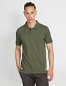 Flying Machine Solid Pique Polo Shirt