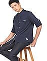 Flying Machine Long Sleeve Printed Shirt