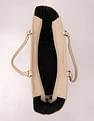 Tommy Hilfiger Solid Beige Pu Tote Bag