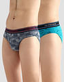 USPA Innerwear Elasticized Waist Printed I615 Briefs - Pack Of 2