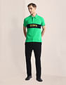 U.S. Polo Assn. Brand Print Slim Fit Polo Shirt