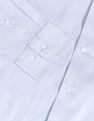 Arrow Patterned Dobby Cotton Shirt