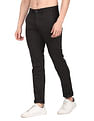 Flying Machine Mid Rise Solid Twill Weave Casual Trousers