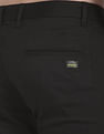 Flying Machine Mid Rise Solid Twill Weave Casual Trousers