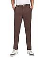 Calvin Klein Men Brown Mid Rise Solid Chinos